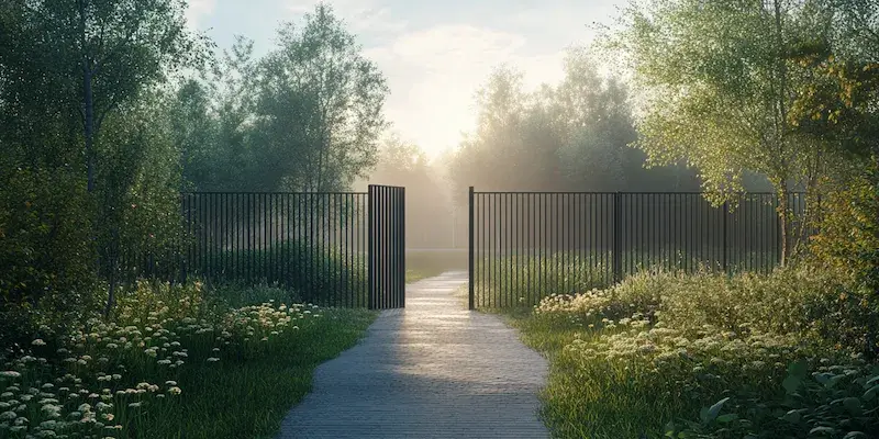 Gartenzaun Metall Polen