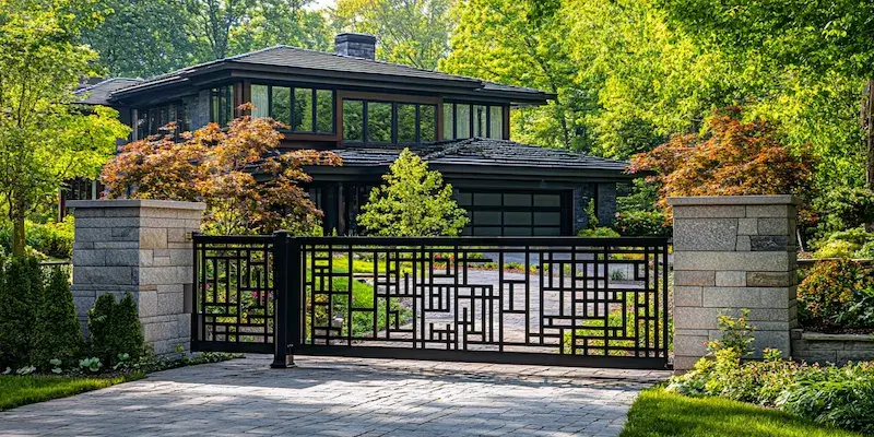 Design-Zäune aus Polen