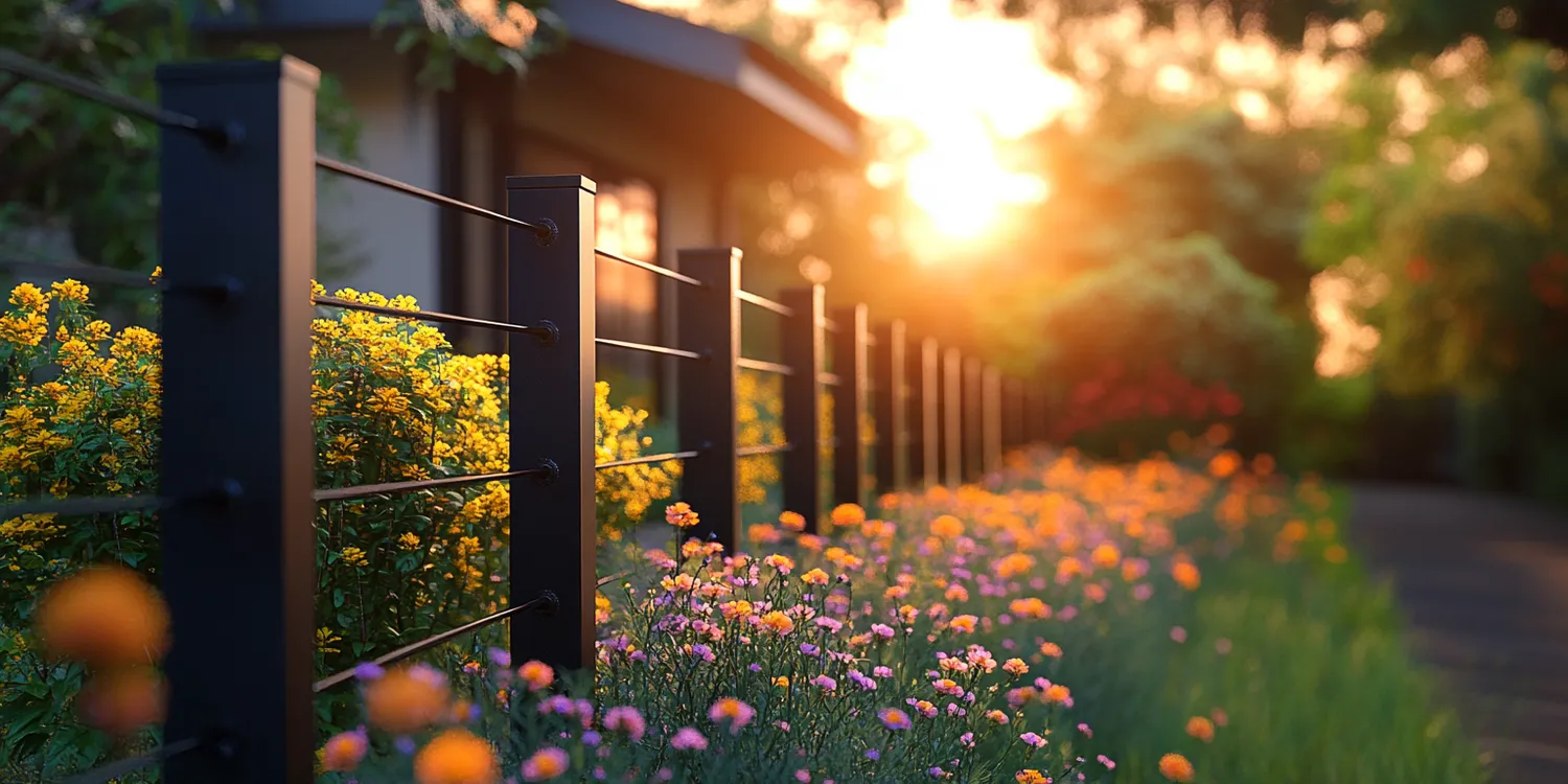 Metalzaune aus Polen