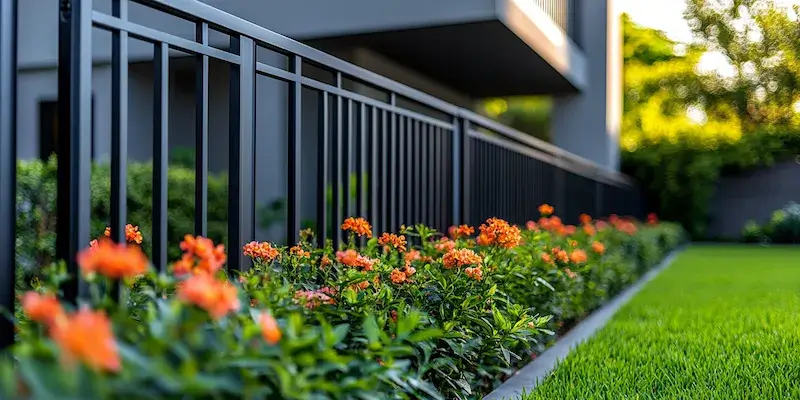 Polnische Metallzaune