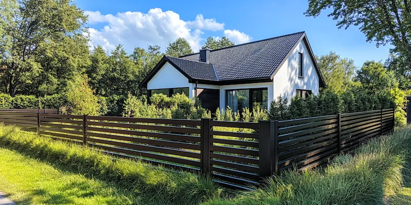 Sichtschutzzaun Polen mit Montage