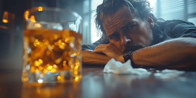 Spadek masy po odstawieniu alkoholu